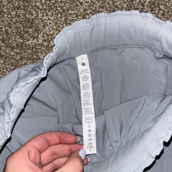 LULULEMON STRETCH HIGH RISE JOGGER FULL LENGTH (grey-blue) - Picture 4 of 4